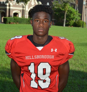 Delshon Bowman - Hillsborough Terrier Football - We Are The Big Red